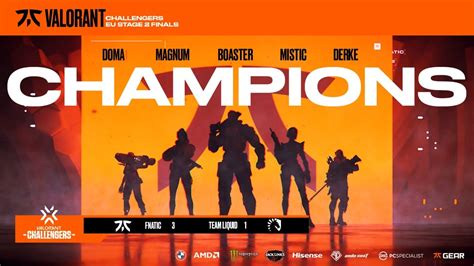 Fnatic wins Valorant Champions Tour Stage 2 Challengers 2 Finals