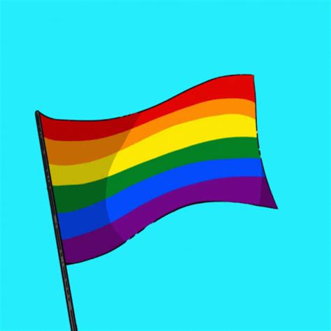 Pride Rainbow Flag Vector Art GIF | GIFDB.com