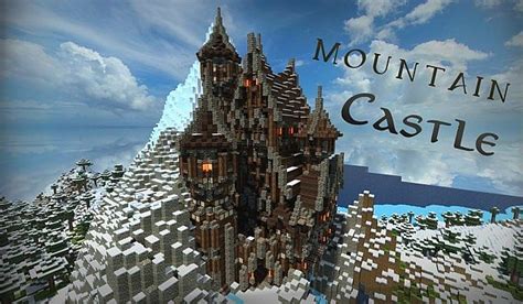 Fantasy Mountain Castle | with download Minecraft Project