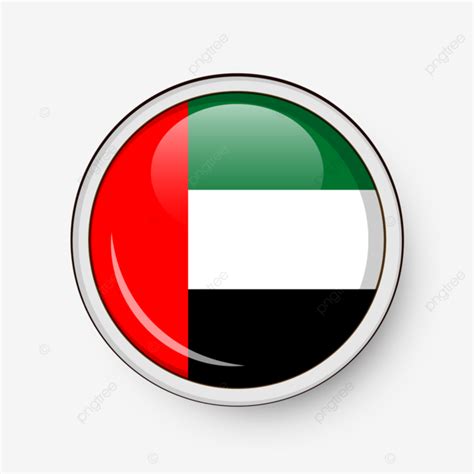 United Arab Emirates Circle Flag Vector, United Arab Emirates Circle ...