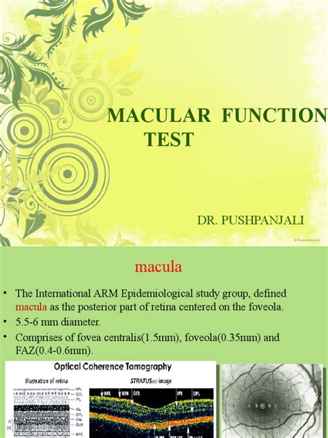 Macular Function Test