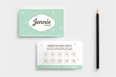 Free Loyalty Card Templates - PSD, Ai & Vector - BrandPacks