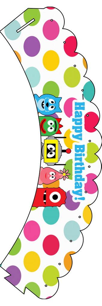 Yo Gabba Gabba – Cupcake Wrappers – Birthday Printable