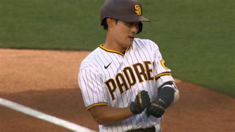 Ha-Seong Kim rips single to record first hit, RBI | 04/03/2021 | San ...