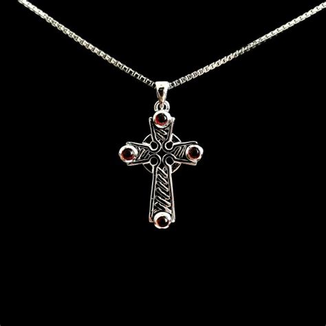 Sterling Silver Cross with Chain – Byzantine Church Supplies