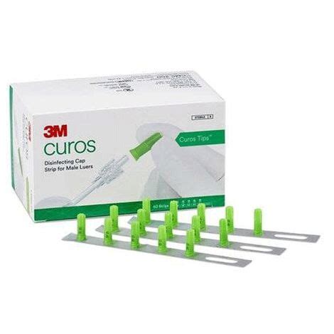 3M Curos Tips Disinfecting Cap for Male Luers