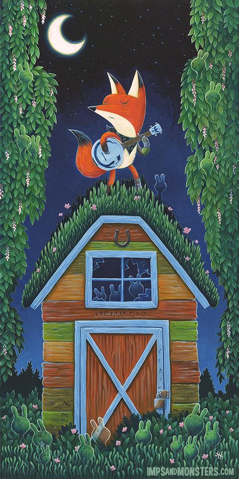 The Troubadour (Original Painting) – Imps and Monsters