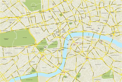 Map Central London ~ AFP CV