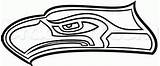 Seattle Seahawk Logo Coloring Pages sketch template