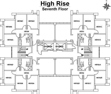 High Rise Floor Plan | Viewfloor.co