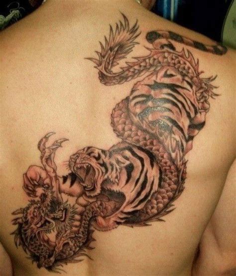 15+ Best Tiger And Dragon Tattoo Designs and Ideas | PetPress | Tiger ...