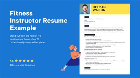 Fitness Instructor Resume Examples & Templates (2024) · Resume.io