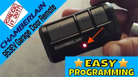 How To Program A Chamberlain Garage Door Opener Model 953estd | Dandk ...