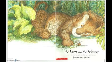 The Lion and the Mouse | Aesop Fable read aloud - YouTube