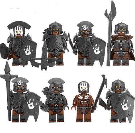 Moria Orcs Soldier Gundabad Orcs Minifigures Lego Compatible The Lord Of The Rings Orcs Set