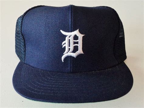 Vintage Detroit Tigers Mesh Deadstock Snapback Hat MLB VTG | Give me ...