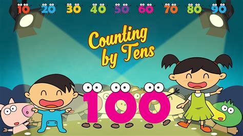 Counting By 10s | Count to 100 by Tens Song | Rhymes for Kids by Luke & Mary - YouTube