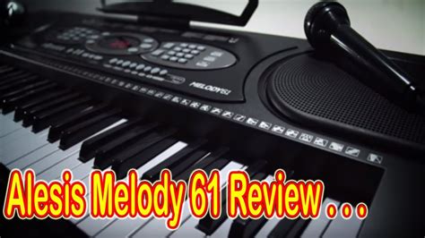 Alesis Melody 61 Keyboard Manual