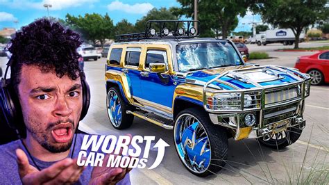 WE React to the WORST Car Mods! - YouTube