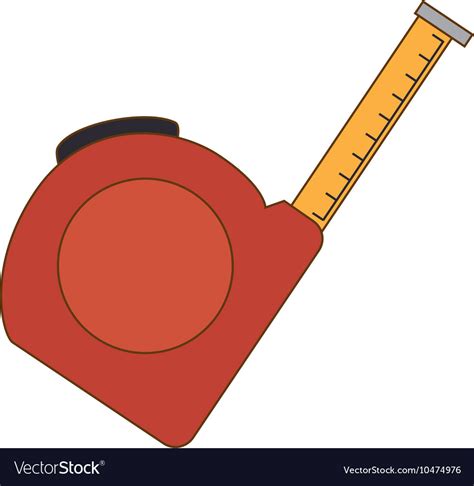 Meter measurement tool Royalty Free Vector Image