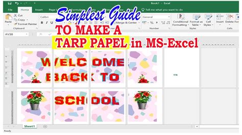 Guide to make TARP PAPEL in MS-Excel - YouTube