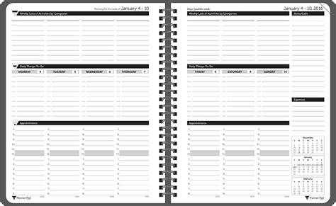 Planner Pad Template – planner template free