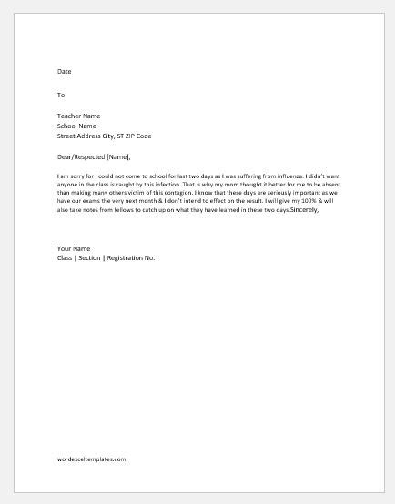 Apology Letter to Teacher for Various Reasons | Word & Excel Templates