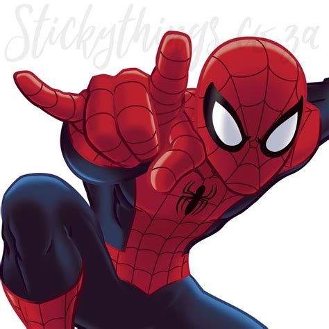 Giant Spiderman Decal - Spider-Man Giant Wall Decal - StickyThings.co.za