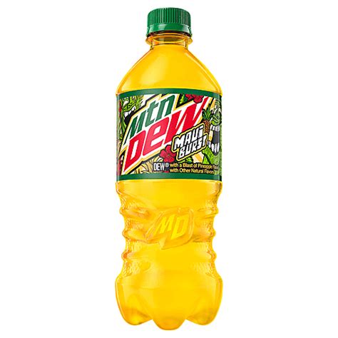 Mtn Dew Maui Burst Soda Pineapple 20 Fl Oz | Shop | Quality Foods