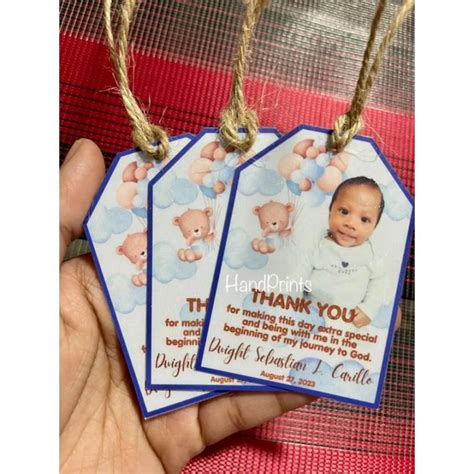 PERSONALIZED THANK YOU CARD TAG | Lazada PH