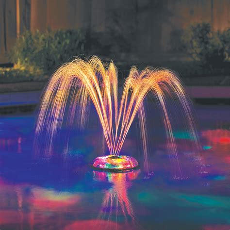 Swimming Pool Lights Underwater Floating Fountain Show Waterfall LED Multi Color 712910135672 | eBay