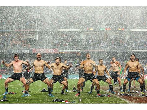 See New Zealand's rugby team dancing shirtless in the rain - Attitude