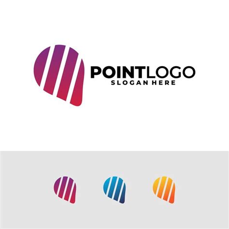 Premium Vector | Point logo vector design isolated