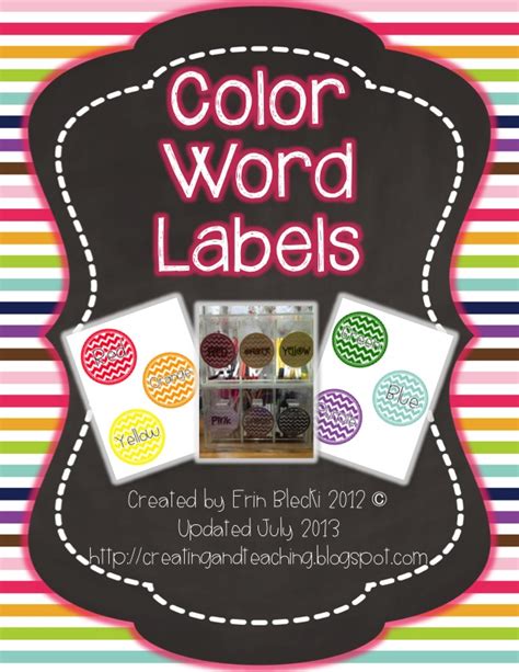 Freebielicious: Free Color Labels