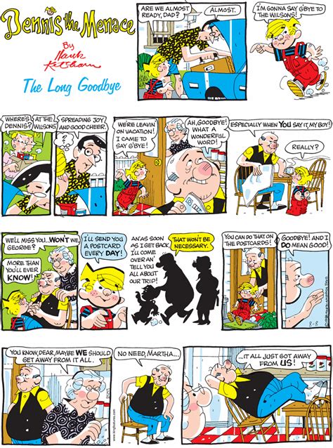 Dennis The Menace Comic Strip 1999-08-08 | Comics Kingdom