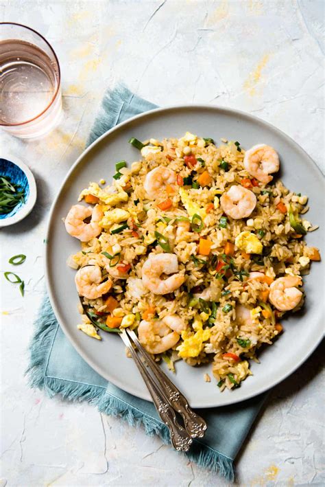 Shrimp & Egg Fried Rice 5 | Healthy Nibbles