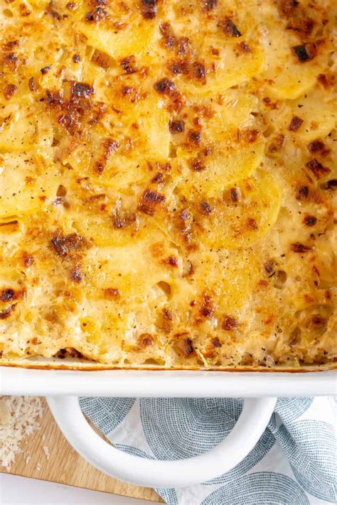 Potato Leek Gratin - Wholesome Made Easy