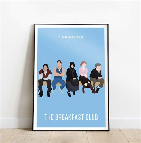 The Breakfast Club Movie Poster Film Print Breakfast Club - Etsy