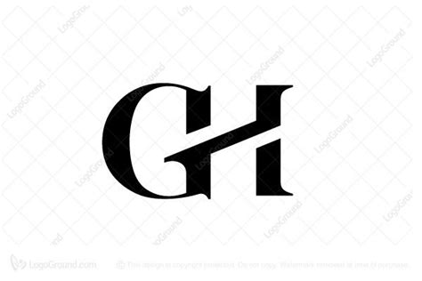 Gh Logo | Initials logo design, Letter logo design, Logo design