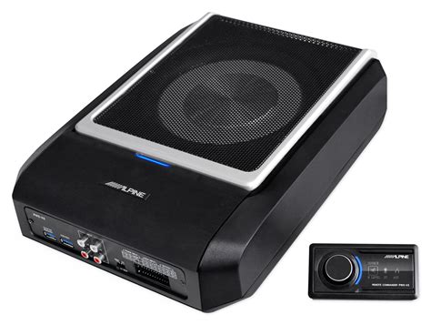 ALPINE PWD-X5 Shallow Slim Under-Seat Powered Subwoofer w/Built-In 4-Channel Amp 793276242709 | eBay