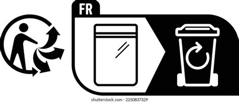 Triman Logo Recycling Poly-bags France Stock Vector (Royalty Free ...