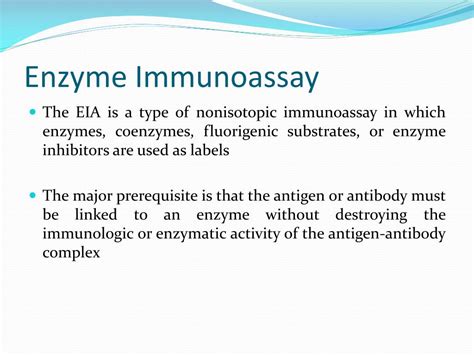 PPT - Enzyme Immunoassay PowerPoint Presentation, free download - ID:3649555