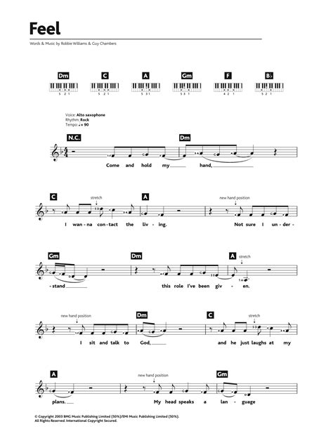 Robbie Williams - Feel at Stanton's Sheet Music