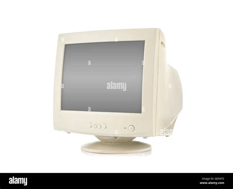 Old computer screen Cut Out Stock Images & Pictures - Alamy