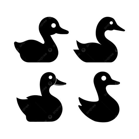 Abstract Vector Duck Icon Design Template, Duck, Duck Icon, Duck Symbol PNG and Vector with ...
