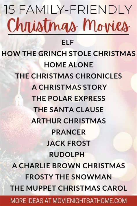 The Ultimate Christmas Movies List (61 Ideas + Checklist Printables!)