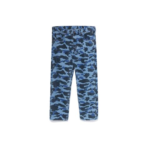 BAPE Color Camo Denim Pants Light IndigoBAPE Color Camo Denim Pants Light Indigo - OFour