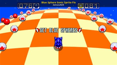 Blue Sphere Sonic Sprite Fix [Sonic 3 A.I.R.] [Mods]