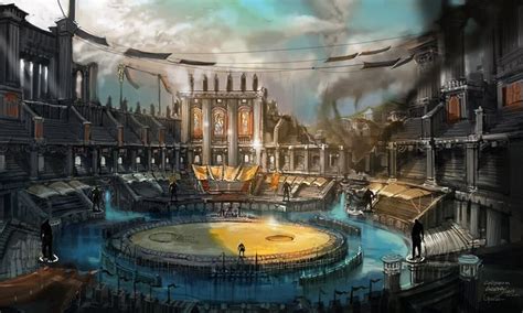 Aegishire Arena - Combat arena for those training in the Fighters Guild to become gladiators ...