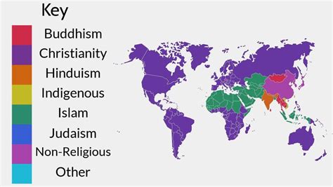 Religious Demographics - Global List - Guides Global